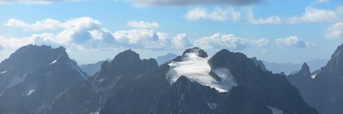 Flugwegposition um 14:21:25: Aufgenommen in der Nähe von Département Hautes-Alpes, Frankreich in 3803 Meter